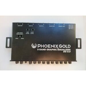 Phoenix Gold 9 Band Graphic Equalizer EQ 9.0